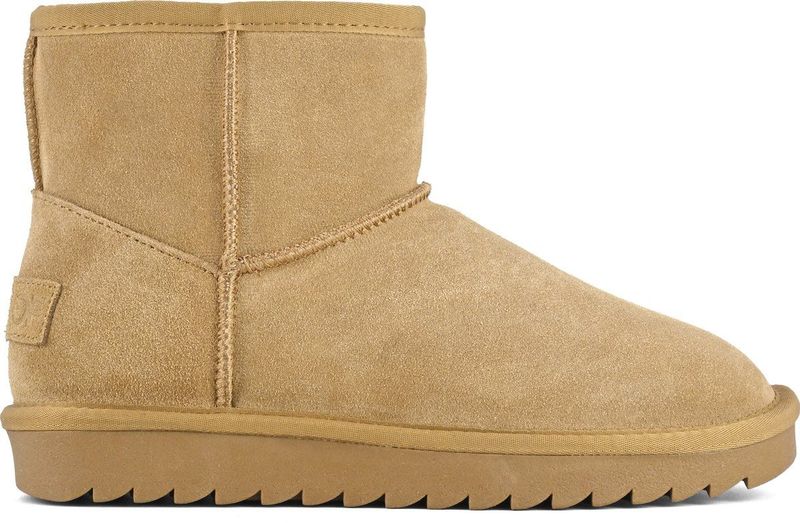 Colors of California - Boots - Suede Laarzen - Cognac - Voering en Binnenzool van Wol