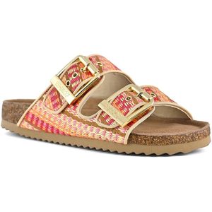 Colors of California - Sandalen - Gekleurd Raffia - Suède Binnenzool - EVA-Zool