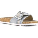 Colors of California - Slippers - Blauw - Textiel - Platte Zool