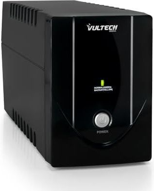 Vultech - UPS800VA-LITE - UPS - Zwart - Lood-zuur Batterij - Compact