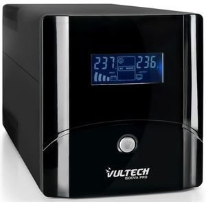 Vultech - UPS1500VA-PRO - UPS - Zwart - Sealed Lead Acid - Compact