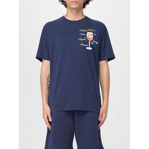 Saint Barth, Heren, Tops, Blauw, Maat: S Katoen,