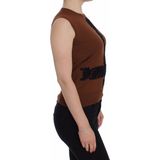 Dolce & Gabbana, Dames, Tops, Bruin, Maat: 2XS Wol,