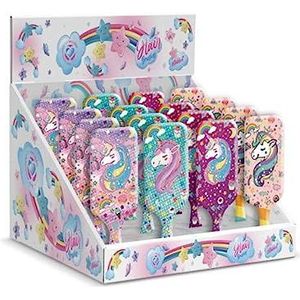 Esseci Italia Eenhoorn-haarborstel, rechthoekig, zoals afgebeeld