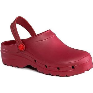 REPOSA Light Shock, sanitaire clogs voor dames en heren van EVA, antislip SRC antibacteriële zool en inklapbare band, anatomische gezondheidsschoenen, anti-shock, ademende gezondheidsschoenen,