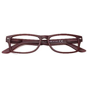 Prontoleggo Eco leesbril, rood, standaard unisex volwassenen, Rood, Eén maat