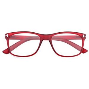 i.o.i. industrie ottiche italiane srl Professionele leesbril, rood, standaard unisex volwassenen, Rood, Eén maat