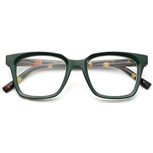 De Tomaso 525 leesbril, groen (binnenruimte schildpad), unisex volwassenen standaard, Groen (binnenkant schildpad), Eén maat