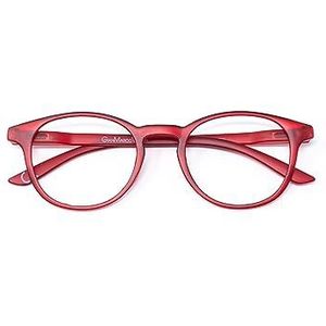 Gian Marco Venturi Bologna Leesbril, rood, medium volwassenen, uniseks, Rood, M