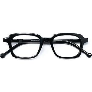 Gian Marco Venturi Sondrio Leesbril, zwart, medium volwassenen, uniseks, Zwart, M