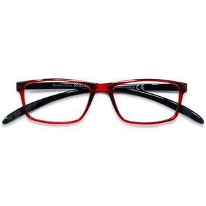 Gian Marco Venturi Verona leesbril, rood, medium volwassenen, uniseks, Rood, M