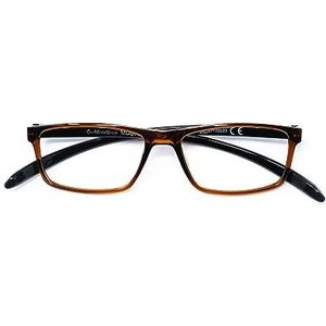Gian Marco Venturi Verona Leesbril, bruin, medium, uniseks, volwassenen, bruin, Bruin