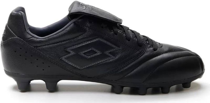 Lotto Stadio 200 Gras Voetbalschoenen (FG) Zwart