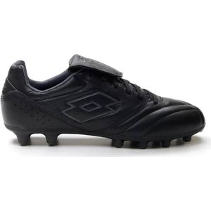 Lotto Stadio 200 III Voetbalschoen FG Black Asphalt Maat 46