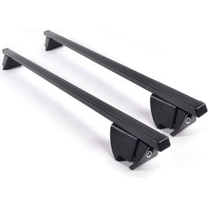 Dakdragers geschikt voor Hyundai Tucson vanaf 2021 gesloten dakrailing - Staal smal - 75kg Laadvermogen - Merk Farad