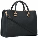 LIU JO Handtas Schoudertas Manh Satchel Double Zip Nero Zwart