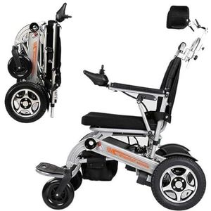 Ultralichte Opvouwbare Elektrische Rolstoel - Aluminium - Li-Ion Accu 24V 20Ah