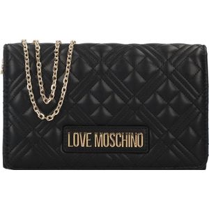 Love Moschino, Tassen, Dames, Zwart, ONE Size, Chique Schoudertas met Magneetsluiting