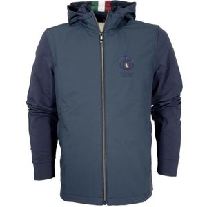 Aeronautica Militare - 242Af 486Ct 3156 - Hybride Jas - Donkerblauw - Katoen