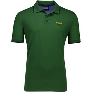 Aeronautica Militare - Katoenen Polo - Groen - Korte Mouw
