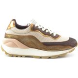 Voile Blanche - Pixie Sneakers - Bruin Met Combinatie