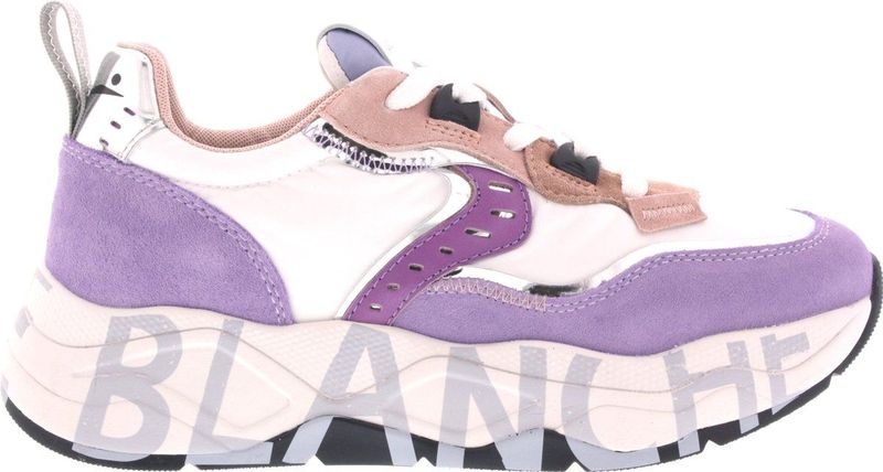 Dames Sneakers Voile Blance Voile Blance Club105 C white Lila