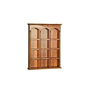 Biscottini Hangkast voor keuken en badkamer van hout 54 x 12,5 x 72 cm | vitrine in shabby chic | hangkast voor badkamer | badkamerkast