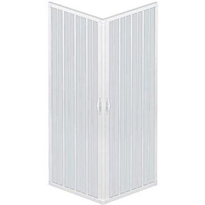 Idralite - Duschkabine in pvc h 185 cm Mod. Acquario 80x100 zentrale Öffnung