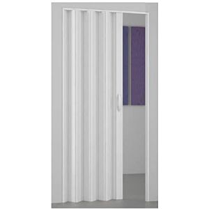 Granisud Vouwdeur schuifdeur wit nieuw met deurgreep hoogte 214 cm inbouwbreedte 82 cm H 214 x 82 cm dubbelwandig 10 mm