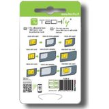 Techly I-SIM-3 SIM-/geheugenkaartadapter Simkaartadapter