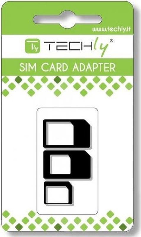 Techly I-SIM-3 SIM-/geheugenkaartadapter Simkaartadapter