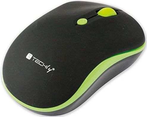 Techly IM 1600-WT-BGW muis Ambidextrous RF Draadloos Optisch 1600 DPI