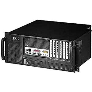 Techly I-CASE MP-P4HX-BLK6 computerbehuizing Rack Zwart