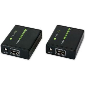 Techly - HDMI Extender - Zwart - Cat.6