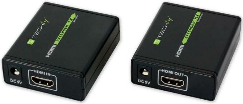 Techly - HDMI Extender - Zwart - Cat.6