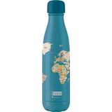 I-Drink - Thermosfles van staal 350/500/750/1000 ml (500 ml, mapsblauw)