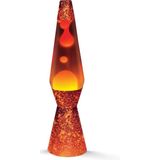 i-Total Lavalamp - Lava Lamp - Sfeerlamp - 40x11 cm - Glas/Aluminium - 30W - Vulkaan - XL1781