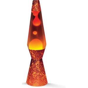 i-Total Lavalamp - Lava Lamp - Sfeerlamp - 40x11 cm - Glas/Aluminium - 30W - Vulkaan - XL1781