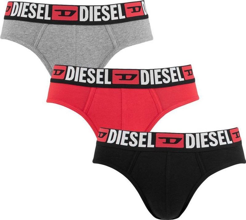 Diesel - Ondergoed - Veelkleurig - Katoen Stretch Slip Set