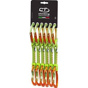 Climbing Technology Nimble Fixbar set NY verzending, uniseks, volwassenen, groen/oranje, 12 cm