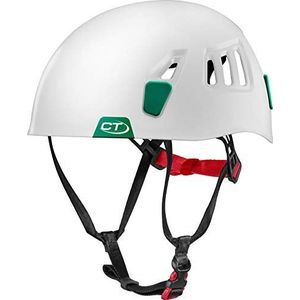 Climbing Technology Moon Helm voor volwassenen, wit/donkergroen, 50-61 cm