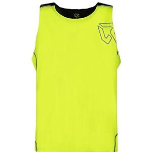 ROCK EXPERIENCE Daisuke Tanktop voor heren, 2134 Safety Yellow+0208 Caviar, XL