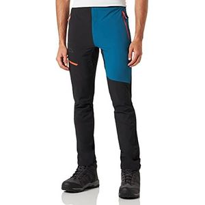 Rock Experience Sportbroek voor heren, 0208 Caviar+1484 Moroccan Blue+0630 Flame, S