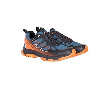 ROCK EXPERIENCE Heren Dark Star Hiking Shoe, 1484 Moroccan Blue+0630 Flame, 41 EU, 1484 Moroccan Blue 0630 Flame, 41 EU