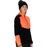 Rock Experience - Edna Mock Neck FZ - Fleece Longshirt - Dames