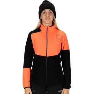 Rock Experience - Edna Mock Neck FZ - Fleece Longshirt - Dames