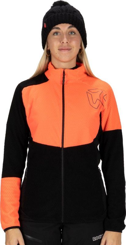 Rock Experience - Edna Mock Neck FZ - Fleece Longshirt - Dames