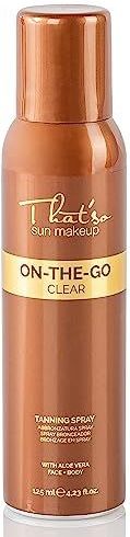 That'so Zelfbruiner Self Tan voor gezicht en lichaam - On the go Clear - Transparant komt 2-3 uur na aanbrengen op - 125 ml