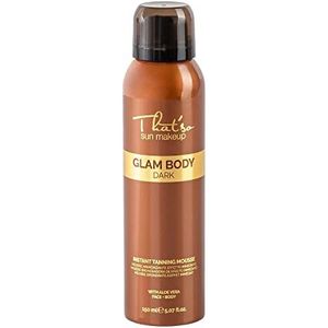 That'so Zelfbruiner Self Tan voor lichaam en gezicht - Glam Body Mousse Dark - Direct een sunkissed bruine kleur - 150ml
