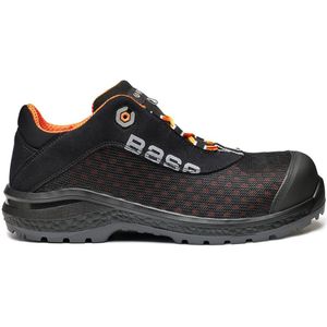 Base Protection Be-Fit veiligheidsschoenen voor dames en heren, Zwart en Oranje